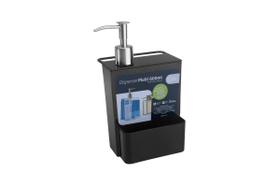 Dispenser Multi Coza Glass 12 x 10,6 x 20,8 cm 600 ml Preto