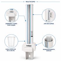 Dispenser Multicopos Poupador De Copo Descartável 150e200ml Dispenser Multicopos Poupador De Copo Descartável 150e200ml