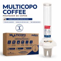 Dispenser Multicopos Poupador De Copo Descartável 50 ml Branco Dispenser Multicopos Poupador De Copo Descartável 50 ml Branco