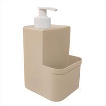 Dispenser Multiuso Dosador Sabão Detergente Líquido Com Porta Esponja Bucha Organizador Pia Cozinha