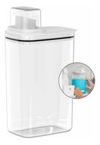 Dispenser Organizador Lavanderia Copo Medidor 2,3l - Branco Dispenser Organizador Lavanderia Copo Medidor 2,3l - Branco