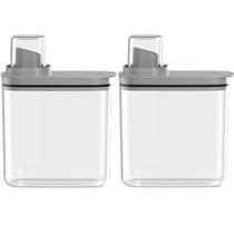 Dispenser Organizador Lavanderia Kit c/2 de 1,5L OU Dispenser Organizador Lavanderia Kit c/2 de 1,5L OU