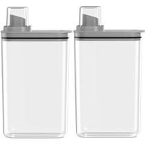 Dispenser Organizador Lavanderia Kit c/2 de 2,3L Lavanderia Dispenser Organizador Lavanderia Kit c/2 de 2,3L Lavanderia