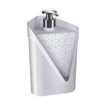 Dispenser Organizador Prático De Pia Porta Detergente E Esponja Bucha Sólido Click Cozinha Branco Uz Dispenser Organizador Prático De Pia Porta Detergente E Esponja Bucha Sólido Click Cozinha Branco Uz