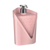 Dispenser Organizador Prático De Pia Porta Detergente E Esponja Bucha Sólido Click Cozinha Rosa Uz Dispenser Organizador Prático De Pia Porta Detergente E Esponja Bucha Sólido Click Cozinha Rosa Uz