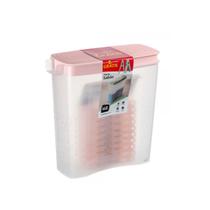 Dispenser Organizadores para Sabão em Pó, Líquido e Amaciante com Prendedor 20 Unidades Rosa Uz Dispenser Organizadores para Sabão em Pó, Líquido e Amaciante com Prendedor 20 Unidades Rosa Uz