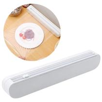 Dispenser Papel Filme Cortador Manual Organizador Cozinha Papel PVC Dispenser Papel Filme Cortador Manual Organizador Cozinha Papel PVC