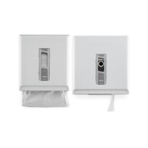 Dispenser Papel Higiênico + Dispenser p/ Papel Toalha Branco