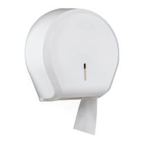 Dispenser Papel Higiênico Rolão 300/500m Preto/Branco - Nobre