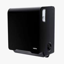 Dispenser Papel Toalha Bobina Autocorte Branco/Preto Nobre - GOEDERT