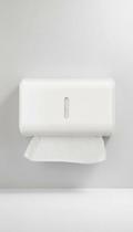 Dispenser Papel Toalha Interfolha Compacto Branco Dispenser Papel Toalha Interfolha Compacto Branco