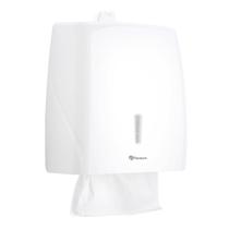Dispenser Papel Toalha Interfolha UP+ Premisse Visor Transparente Resistente Chave Até 1000 Folhas