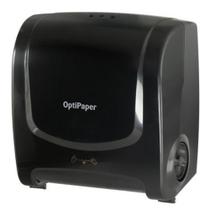 Dispenser Papel Toalha Preto AutoCorte - OptiPaper