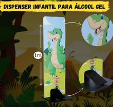 Dispenser para Álcool em Gel Dinossauro - Carlu