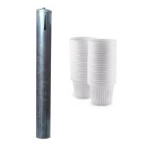 Dispenser Para Copos De Cafezinho De 50ml Em Inox Dispenser Para Copos De Cafezinho De 50ml Em Inox