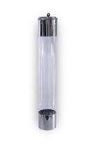 Dispenser para Copos Descartáveis de 50ml Transparente com Ponteiras Inox