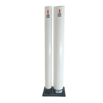 Dispenser para Descarte de Copo Misto Branco PVC 2 tubos - JSN