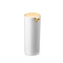 Dispenser Para Detergente 450ml Branco e Dourado-ARTHI