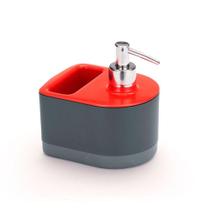 Dispenser para detergente e bucha black e red By Arthy - Arthi