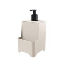 Dispenser Para Detergente E Esponja Smile 650ml Stolf Preto - Areia Dispenser Para Detergente E Esponja Smile 650ml Stolf Preto - Areia