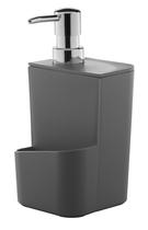 Dispenser para Detergente e Organizador de Pia 650ml Chumbo - Ou