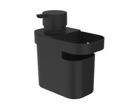 Dispenser para detergente e organizador de pia Ou 650ml Linha Trium Preto
