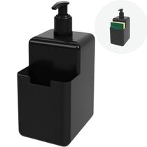 Dispenser para Detergente Suporte Porta Bucha Esponja Single 500ml