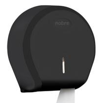 Dispenser para Papel Higiênico Rolão 300/500m - Preto New Classic - Nobre