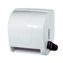 Dispenser para Papel Toalha Interfolhado Branco Autocorte Fortcom