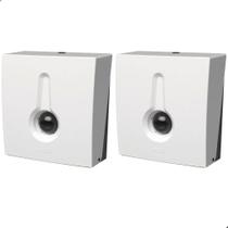 Dispenser para Papel Toalha Kit 2 Unidades TOALHEIRO Suporte Interfolhado Até 500 Folhas SuperPro Bettanin Banheiro