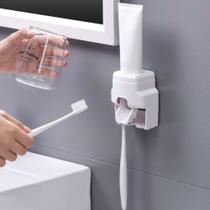 Dispenser para Pasta de Dente com Porta Escovas Dispenser para Pasta de Dente com Porta Escovas