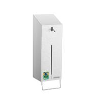 Dispenser para Sabão e Álcool Gel Tramontina em Aço Inox Scotch Brite e Recipiente em PET 1 Litro Dispenser para Sabão e Álcool Gel Tramontina em Aço Inox Scotch Brite e Recipiente em PET 1 Litro