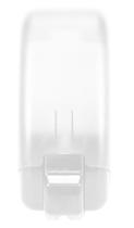 Dispenser para sabão liquido/alcool gel translúcido branco s443 (c/ res)