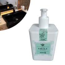 Dispenser para sabonete liquido smile 350 ml branco - STOLF Dispenser para sabonete liquido smile 350 ml branco - STOLF