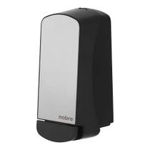 Dispenser Para Sabonete Ou álcool Espuma 800ml Com Reservatório - Inox Escovado Select - Nobre Dispenser Para Sabonete Ou álcool Espuma 800ml Com Reservatório - Inox Escovado Select - Nobre