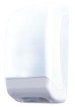 Dispenser para toalha interfolhada 3 dobras translúcido branco t179