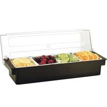 Dispenser Porta Condimentos Ingredientes Bartender 4 Compartimentos 50 X 14 X 10 cm Dispenser Porta Condimentos Ingredientes Bartender 4 Compartimentos 50 X 14 X 10 cm