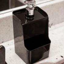 Dispenser/Porta Detergente Preto Solido de Plástico - UZ Utilidades Dispenser/Porta Detergente Preto Solido de Plástico - UZ Utilidades