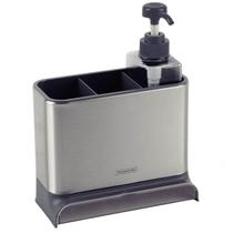 Dispenser Porta Esponja e Detergente Tramontina Inox Plurale Organizador de Pia Cozinha Plástico Dispenser Porta Esponja e Detergente Tramontina Inox Plurale Organizador de Pia Cozinha Plástico