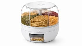 Dispenser Porta Grãos 6 Divisórias Grande Cozinha Irsina Dispenser Porta Grãos 6 Divisórias Grande Cozinha Irsina