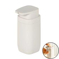 Dispenser Porta Sabonete Líquido 380ml Banheiro Bege - Aura PSA400BGF Ou