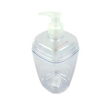 Dispenser Porta Sabonete Líquido 400ml Plástico de Pia Banheiro Transparente - AMZ