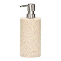 Dispenser Porta Sabonete Líquido Em Poliresina Com Textura Arenosa E Bico De Plástico Que Imita Inox Dispenser Porta Sabonete Líquido Em Poliresina Com Textura Arenosa E Bico De Plástico Que Imita Inox