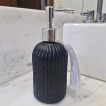 Dispenser Porta Sabonete Liquido Saboneteira Premium Dispenser Decorativo para Banheiro Sofisticação Charme e Elegancia Minimalista 400ml