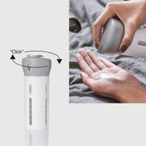Dispenser Portátil 4 Em 1 Viagens Garrafa Loção Shampoo Gel Cinza Dispenser Portátil 4 Em 1 Viagens Garrafa Loção Shampoo Gel Cinza