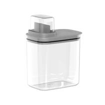 Dispenser Pote Medidor Hermético Porta Produtos Limpeza Organizador Lavanderia 1,5L