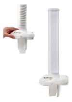 Dispenser Poupador De Copo Descartável Café 50ml Nobre Branco Dispenser Poupador De Copo Descartável Café 50ml Nobre Branco