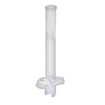 Dispenser Poupador de Copo Descartável de Café Multicopo Branco Nobre