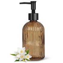 Dispenser Pump Topsky de Vidro Âmbar 400ml Antiferrugem Dispenser Pump Topsky de Vidro Âmbar 400ml Antiferrugem