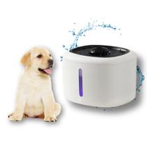 Dispenser Purificador de Água Automático Inteligente Bebedouro Branco P/ Pet USB 2,5 litros